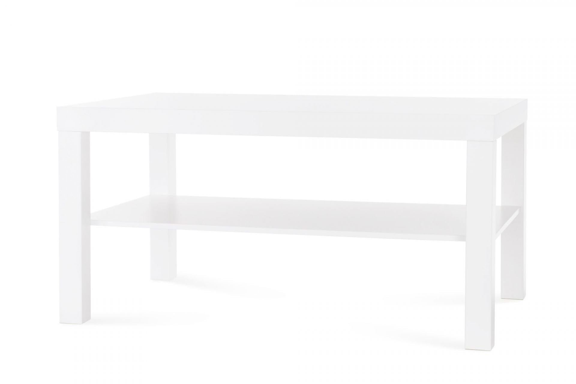 IKEA Lack Couchtisch Wohnzimmermöbel Sofatisch mit Ablageboden 90x55x45cm weiß