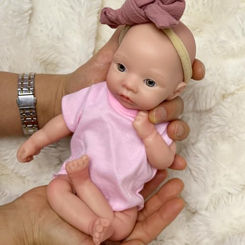 Muñeca bebé de silicona realista 10 pulgadas OtardDolls miniatura 6