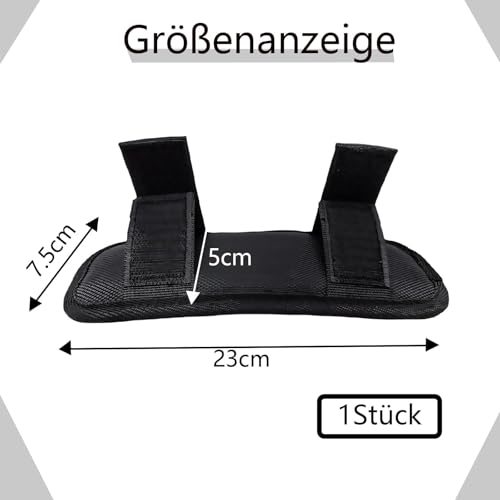 1 Stück Abnehmbarer Schulterpolster Rucksack, Universelle Schulterpolster Tasche Schulterriemen Für Taschen rutschfeste Stressabbau Für Rucksäcke Sporttasche Umhängetaschen Kamerataschen