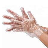 omar POLY GLOVE - Case 10,000-100 Packs of 100 Pieces (Embossed, One Size Fits All, Clear)