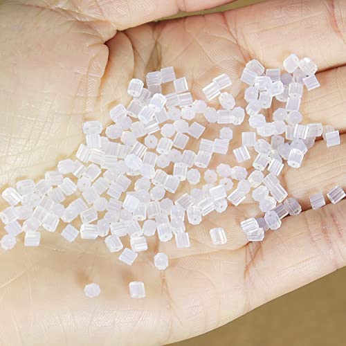 Earring Backs For Sensitive Ears, 200Pcs Silicone Clear Earring Backs For Studs Earring Hooks Hypo-Allergenic Earring Stoppers Jewelry Accessories #TOP1