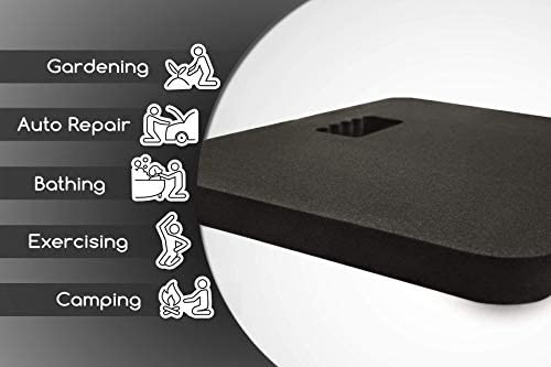 Xcel 4 Pack Stadium Seat Cushions - Multi-Use Kneeling Pads Thick Bleacher Cushion Seat Pads For Sports, Festivals, Outdoor Seating, Yoga - Water Resistant - 14 X 12 X 1 Inch Thick (4 Pack) #TOP2