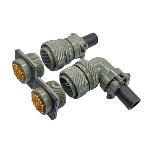 Conector militar circular con sistema Plug 3106 28-21S resistente para automatización