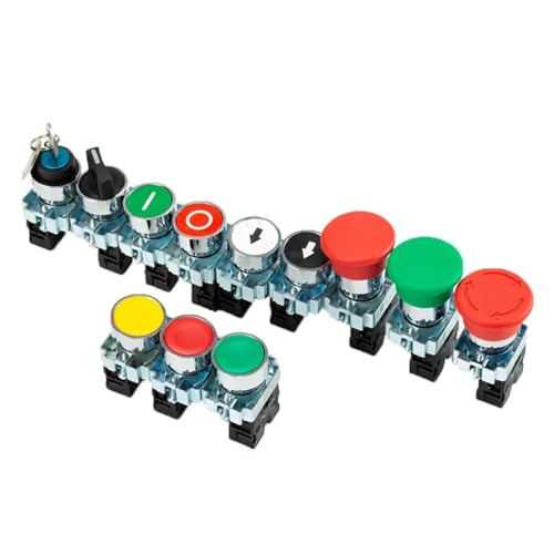 Interrupteur à bouton-poussoir auto-réinitialisation XB2 22mm - 4