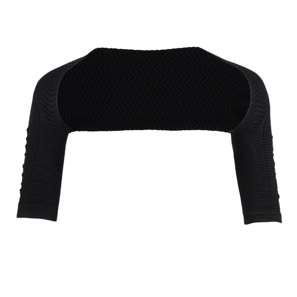 Shoulder Arm Control Shaper Short Sleeve Slimmer Shapewear Armwear L Black-image-48