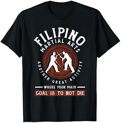 Eskrima Kali Arnis Escrima Sticks Filipino Martial Arts T-Shirt