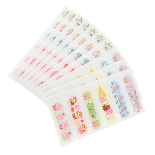 VALICLUD 60piezas Vendaje Transpirable Para Heridas Parches Adhesivos Para Cuidado De Heridas Adultos Uso Para Acampar y Exteriores