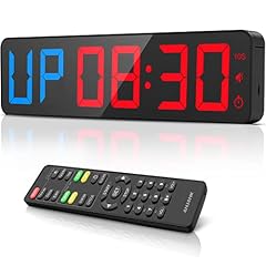 Gym Timer 15 "Large LED Display Wall Clock | Gym Interval Workout | Count Down & Up | Stopwatch | photo Gym Timer 15 "Large LED Display Wall Clock | Gym Interval Workout | Count Down & Up | Stopwatch |