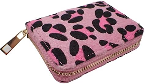 Topkids Accessories Fashion Coin Purse Women's Wallet Zip Purses Cute Money Credit Card Coin Holder Holiday Rave Festival Party Travel Accessories Money Pouch (Neon Pink)