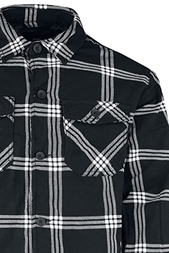 Giacca Di Mezza Stagione Di Brandit - Lumberjacket - S A Xxl - Uomo - Nero/Bianco - 4