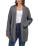gilet long en laine femme h&m Tissu : le gilet femme hiver est un tissu en maille grossière avec une ouverture sur le devant