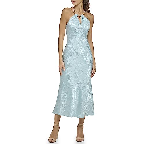 guess blue lace dress Blue Aria Denim Midi Dress main image 0