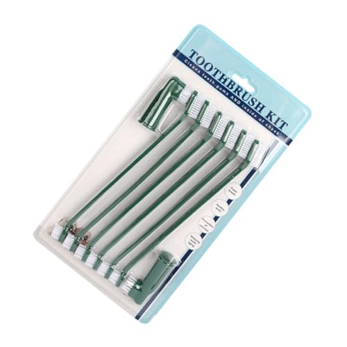 JOINPAYA 1Juego Kit de Cepillado para Mascotas Cepillo Perro de Doble y Cepillo de Dedo Herramienta de Limpieza para Cuidado Bucal Usar