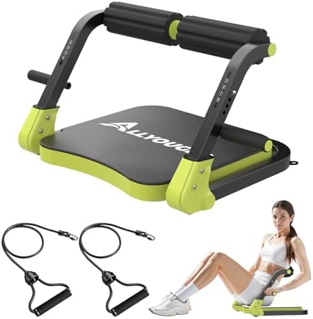 Ab Machine,Sit Up Exercise Equipment& Core Machine, Workout Equip...