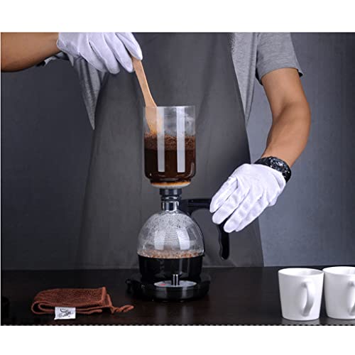 LXX Siphon-Vakuum-Kaffeemaschine Glas elektrischer Siphon-Knopf-Knopf-Betrieb Warmhaltefunktion 500 W 360 ml Manueller… – Bild 7