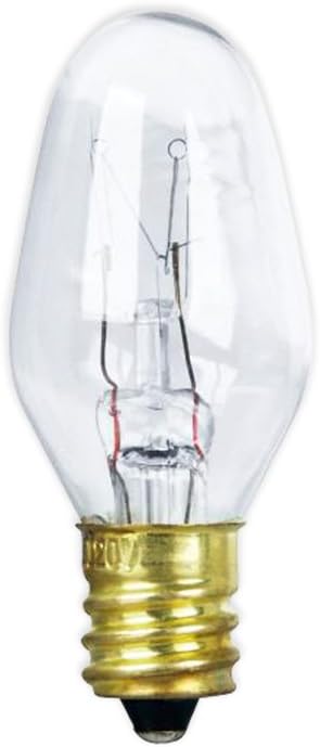 Feit Electric 7C7 7-Watt Incandescent C7 Bulb
