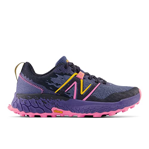 New Balance Women's Fresh Foam X Hierro V7 Trail Running Shoe, Night Sky/Vibrant Pink/Black, 9 Medium US