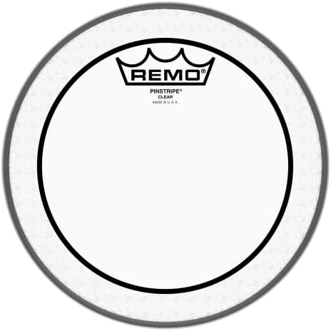 Remo Pinstripe przezroczysta głowica perkusyjna, 20 cm