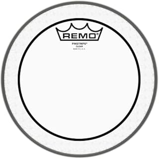 Remo Pinstripe przezroczysta głowica perkusyjna, 20 cm