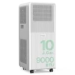 KresicoKlima Mobile Klimaanlage 9000 BTU, Klimaanlage mobil mit Abluftschlauch, Mobiles Klimagerät mit Abluftschlauch für Räume bis zu 33m²/90m³, Klimagerät mit Timer, R290, weiß