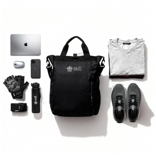 Image of CULT 35L Laptop Backpack, Water-Repellent Travel & Office Bag with Trolley Sleeve, 3-Way Carry System, Organiser Compartments with Shoe Bag - Unisex