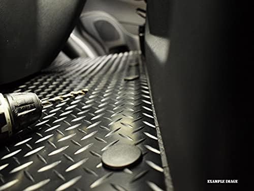 Floor Mats for Citroen Dispatch (2016+) Rubber Tailored Fit Van Mat Set Black Accessory Custom Fitted 1 Piece Front - Anti-Slip, Heavy-Duty & Waterproof with Clips