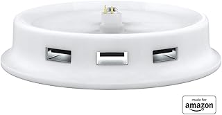 Base de carga USB Made for Amazon para el Amazon Echo (4.ª generación), color blanco