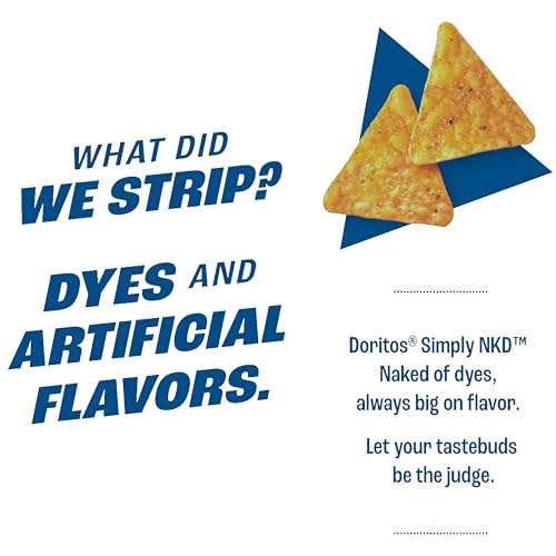 Image of Simply NKD Snacks, 4 Flavor Variety Pack, Single Serve Bags (21 Pack), No Dyes, No Artificial Flavors, Cheetos, Doritos