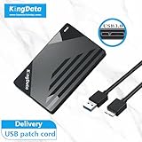 KingData 2.5 Inch Hard Drive Enclosure, 5Gbps SSD Enclosure, External USB 3.0 SATA HDD Caddy, SSD Reader UASP Supported, Hard Drive Caddy Compatible with 2.5 Inch SSD HDD Tool Free WD Crucial Drive - Image 2