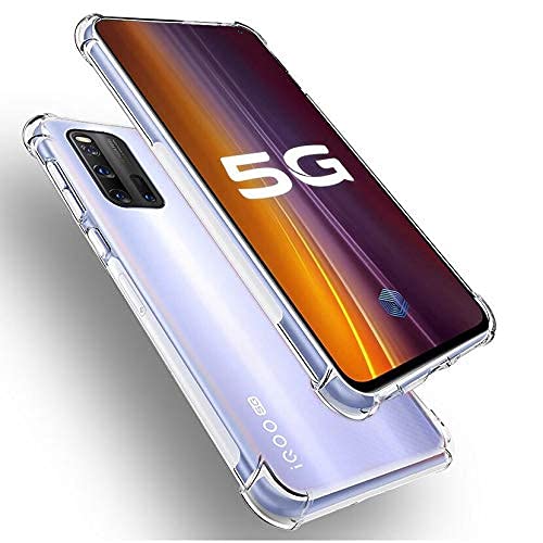 Lustree Vivo iQOO 3 (5G) Case Cover Protective + [Bumper] CASE, Vivo iQOO 3 (5G) Back Cover Case - Transparent Case (B0987MYHKK) Amazon Price History, Amazon Price Tracker
