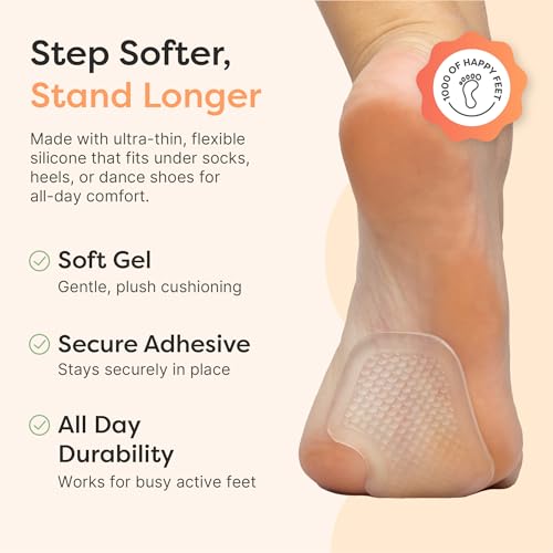 Image of ZenToes Metatarsal Pads Women, Ball of Foot Cushions, Heel Inserts for Women, Shoe Inserts for Morton's Neuroma and Sesamoiditis Support, Metatarsalgia Foot Pads, 2 Pairs (Pack of 3)