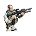 416 Carbine 1:12 Scale Tactical Model Rifle, 6-Pack with Accessories, Compatible with 6-Inch Action Figures
