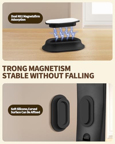 image for AMAZYC-US 6 Pack Magnetic Remote Control Holder – Upgraded Silicone 