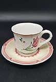jardin d'alsace algolsheim  Villeroy & Boch Jardin d´Alsace: Tassen (Mokkatasse mit Unterteller)