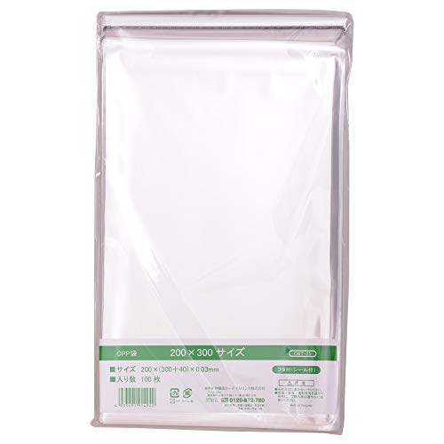 �ɓ������[�e�C�������N OPP�� �e�[�v�t�� (�t�^�t) ���� ���� � ���b�s���O �� ����0.03mm �y200×300�T�C�Y�p�z 100����