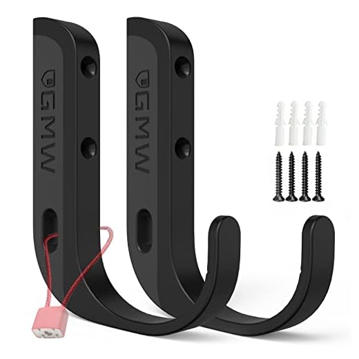 GMW Metal Gun Rack with Cable Lock Hole | Gun Hook| Gun Racks for Wall for Rifles, Shotguns, Bows | Wall Display Hooks for Firearm Storage | Rifle Rack for Wall Mounting