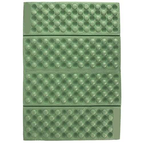POENVFPO Foldable Seat Cushion, Folding Mat Comfortable Travel Cushion for Outdoor Camping Backpacking (Green Black)