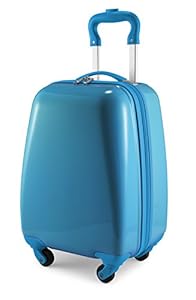 Hauptstadtkoffer - for Kids - Kindergepäck, Kinderkoffer, Hartschalenkoffer, Reise Trolley für Kinder, Handgepäck, 24 Liter, Cyanblau, Kindertrolley