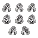 8 Pcs Manganese Steel Pen Holder Clips Self Adhesive Pencil Organizer with Adjustable Spring Loop for Erase Board Whiteboard Bulletin Board Refrigerator Map Office Home Fit Any Size (Silver)