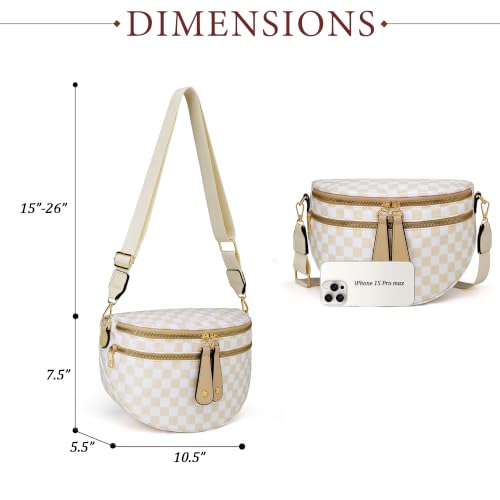 KKXIU Crossbody Bags for Women Nylon Travel Fanny Packs by KKXIU - Used condition - Image 4