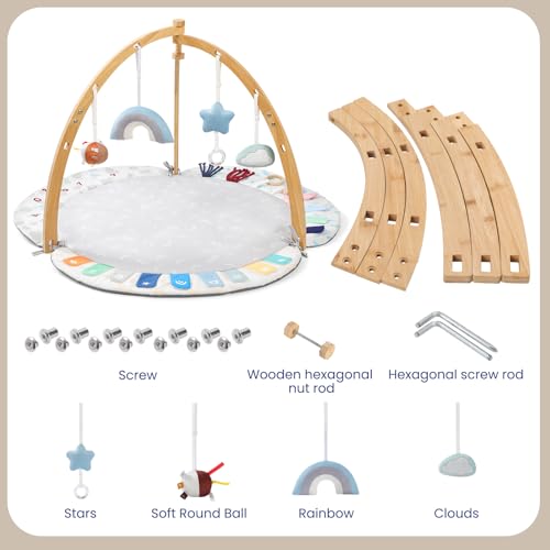 EXIN DECHEN Baby Play Gym & Activity Mat Review