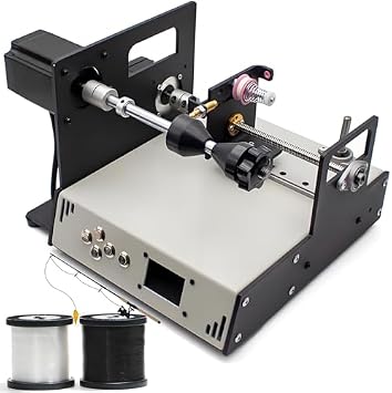 Industrial Automatic Coil Winding Machine with LCD Screen 120-900RPM Adjustable for Tube Transformer Coils & Industrial Cables.