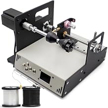 Industrial Automatic Coil Winding Machine with LCD Screen 120-900RPM Adjustable for Tube Transformer Coils & Industrial Cables.