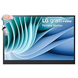 LG Gram +View 16 Portable Monitor - 16' WQXGA (2560x1600) IPS - DCI-P3 99% Color Gamut - Type-C Connectivity - Landscape & Portrait Orientation Folio Cover/Stand ICP Accessory