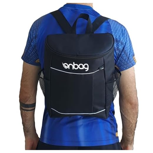 Mochila Térmica com Bolso Anti Furto Bolsa Pequena ONBAG para Cerveja Cooler Bag Marmita - Pode por Gelo Não Vaza PVC Premium - Cabe 10 Latas de 350ml mais Gelo (Preta)