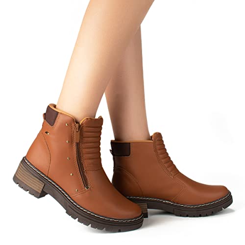 Bota Calce Fácil Feminino Dakota Marrom