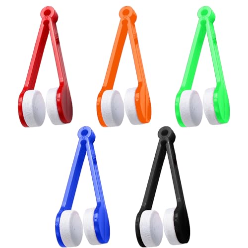 5 Stück Brillenreinigungsgerät Peeps Brillenreiniger Brille Reinigen Entferner Brillenkratzer Kratzer Brillenreinigungsgerät Brillenputzgerät Glasses Cleaner Brillenbad Brillenreinigung(5 Farben