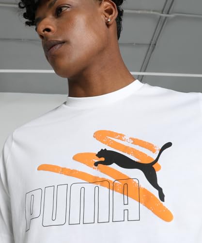 Image of Puma Men's Printed Regular Fit T-Shirt