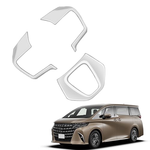Kurtz トヨタ 新型アルファード ALPHARD 40系 2023年6月〜現行 車種専用 ステアリングパネルカバー ステアリングホイールトリムパネル ステアリングホイールスパンコール インテリアパネル 内装パーツ アクセサリー ABS素材 カスタムパー