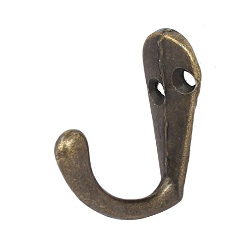 Image of uxcell 30pcs Retro Style Single Hooks Clothes Robe Coat Hanging Hook Wall Hangers